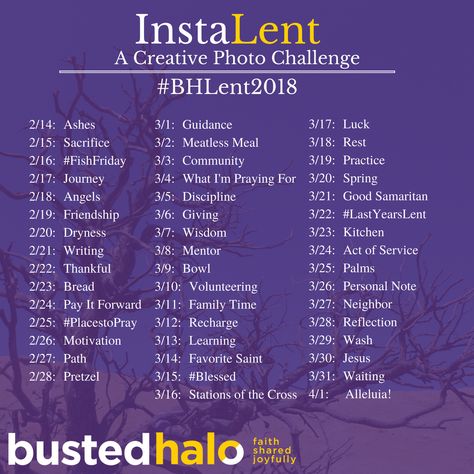 Lent Challenge, 40 Days Of Lent, Lent Prayers, Spiritual Reflection, Photo Challenges, Calendar Activities, Lenten Season, Liturgical Seasons, Church Youth