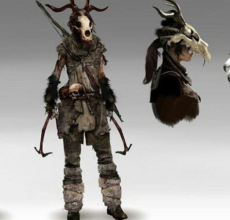 #riseofthetombraider Demon Costume, Baba Yaga, Wild Woman, Wow Art, Arte Horror, Fantasy Clothing, Post Apocalyptic, Dnd Characters, Character Outfits