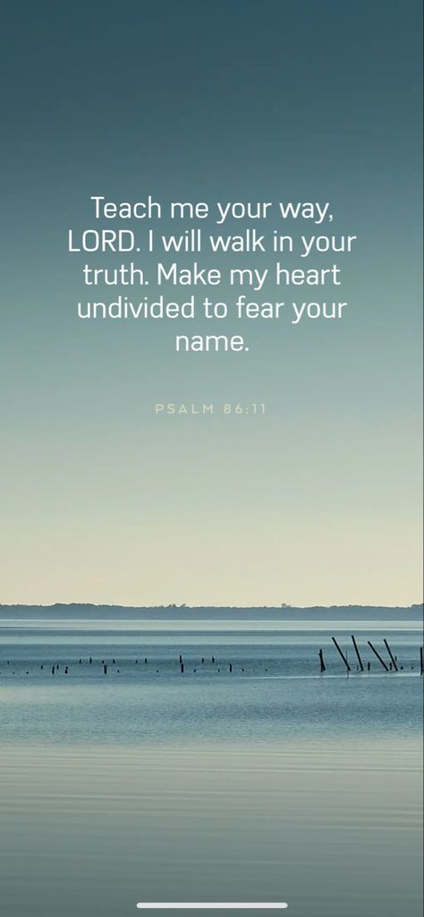 Psalm 86:11 Psalm 86:11, Psalm 86, Gods Mercy, Seeking God, Daily Bible Verse, Daily Bible, God Is Good, Bible Verse, Psalms