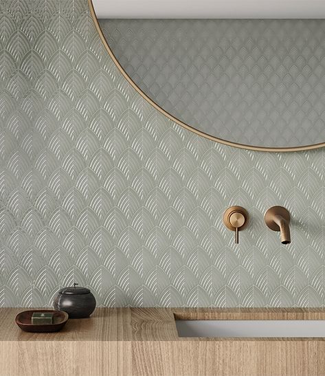 Anatolia | Soho, Ceramic + Porcelain Soho Tile, Scalloped Tile, Scallop Tile, Scallop Tiles, Contemporary Tile, Contemporary Color Palette, Classic Tile, Unglazed Porcelain, Glazed Ceramic Tile