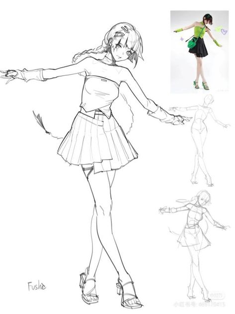 Someone Holding Their Hand Out Reference, Figure Drawing Reference Two People, Girl Reference Posing Drawing, Stand Pose Reference Drawing, Bowing Pose Drawing, Clothes Design Sketches Women, Back Facing Poses, Thinking Pose Reference, Cane Pose Reference