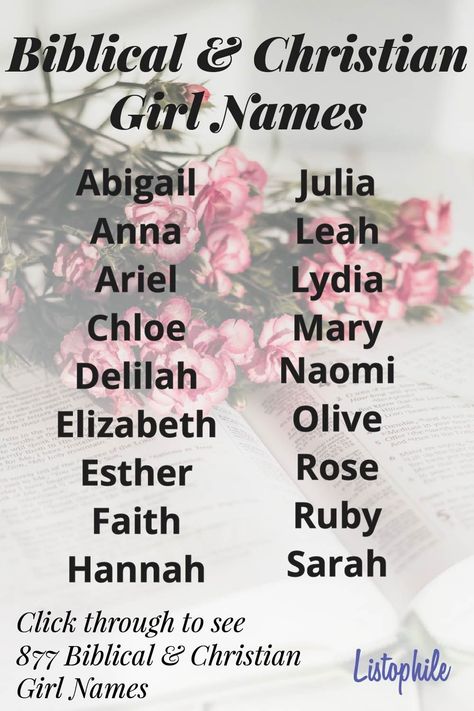 Christian Names Girl, Bible Names For Girls With Meaning, Bible Names With Meaning, Biblical Names Girl, Bible Names Baby Girl, Biblical Girl Names With Meaning, Girl Bible Names, Bible Names And Meanings, Bible Names For Girls