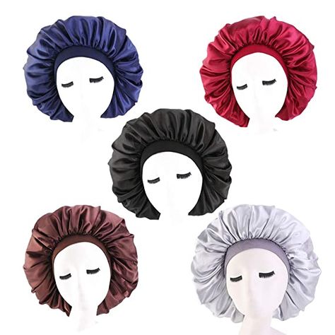 Silk Hair Bonnets, Satin Bonnets, Perm Hair, Sleep Hat, Silk Bonnet, Bonnet Cap, Satin Bonnet, Hair Bonnet, Hair Cover