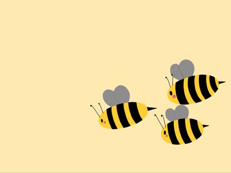 #wallpaperideas #wallpaper #ipad #cute #bees Bee Wallpaper Laptop, Bee Desktop Wallpaper, Ipad Productivity, Ipad Cute, Cute Bees, Trippy Iphone Wallpaper, Power Points, Yellow Bee, Wallpaper Ipad