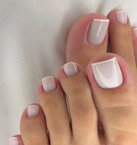 Nails Kits, Pedicure Gel, Nail Shapes Square, Pedicure Designs Toenails, Fake Toenails, Toe Nail Color, Cute Toe Nails, Pedicure Designs, Gel Nail Kit