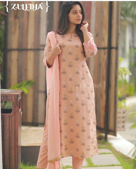 *Tap on Image to Buy Latest Kurtis*.online shopping for kurtis, #onlinekurtishopping #onineshoppingkurtis Cotton Chudidhar Designs Simple, Chudidhar Designs For Stitching, Chudidhar Designs, Silk Kurti Designs, Churidar Designs, Simple Kurta Designs, Designer Kurti Patterns, Simple Kurti Designs, Long Kurti Designs