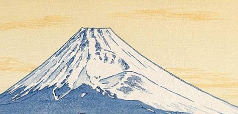 Toshi Yoshida, Pure Aesthetic, Mount Fuji Japan, Fuji Mountain, Monte Fuji, Mont Fuji, Mountain Drawing, Mountain Illustration, Samurai Tattoo