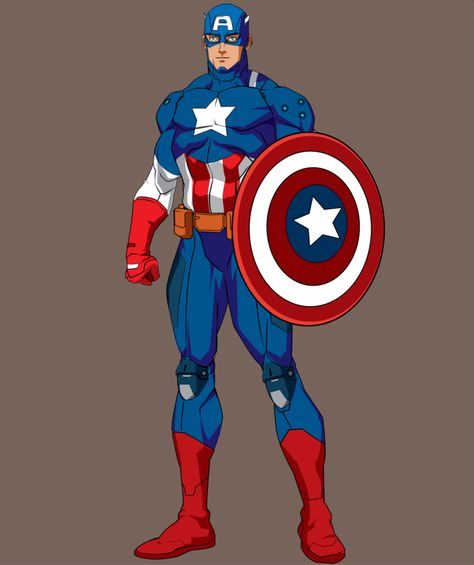 Capitan America Wallpaper, Captain America Pictures, Superhero Superman, Baby Disney Characters, Chibi Marvel, Captain America Comic, Avengers Art, Marvel Characters Art, Marvel Captain America