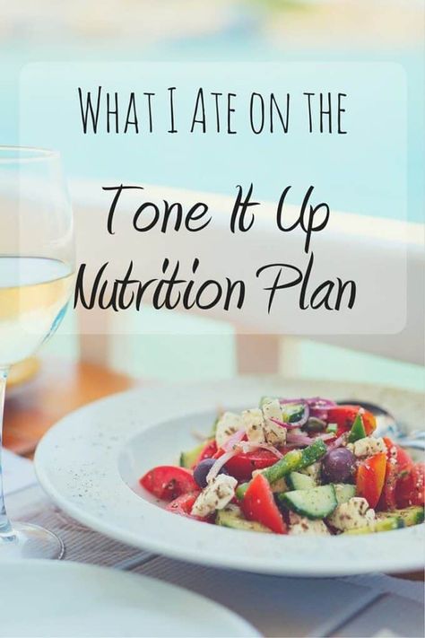 Curious about the Tone It Up Nutrition Plan? Here's what I ate during the Tone It Up Bikini Series Challenge. All of my meals were vegetarian and delicious! Tiu Recipes, 1200 Calorie Diet Meal Plans, Women Nutrition, Nutrition Sportive, Sport Nutrition, Nutrition Plan, Nutrition Education, Nclex, Proper Nutrition