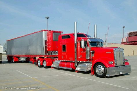 Wow Tractor Trailer Truck, Custom Big Rigs, Custom Truck, Show Trucks, Kenworth Trucks, Peterbilt Trucks, Big Rig Trucks, Large Cars, Work Truck