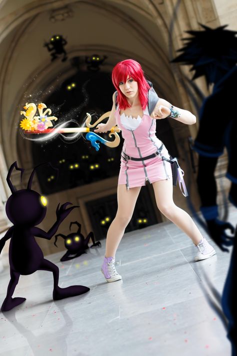 Kingdom Hearts II Kairi Cosplay Anti Sora, Kh Kairi, Kairi Cosplay, Kairi Kingdom Hearts, Kingdom Hearts Cosplay, Kingdom Hearts Characters, Character Costume, Game Cosplay, Kingdom Heart