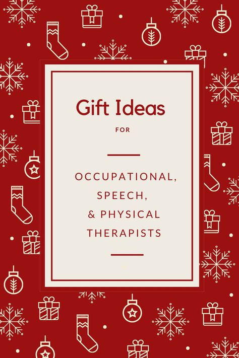 Have an Occupational, Physical, or Speech Therapist who's made a difference in your life? We've got a list of great handmade gift ideas!

#therapy #therapist #occupationaltherapy #physicaltherapy #speechtherapy #giftideas #giftsfortherapist Early Intervention Teacher Gifts, Therapist Thank You Gift Ideas, Physical Therapy Thank You Gifts, Physical Therapist Appreciation Gifts, Gift Ideas For Speech Therapist, Christmas Gift For Speech Therapist, Speech Therapist Gift Ideas Diy, Thank You Physical Therapist, Gift For Speech Therapist Thank You