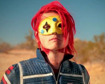 Gerard Way Red Hair, Party Poison, Gerald Way, Danger Days, Comic Book Writer, I Love Mcr, Gerard Way, Emo Bands, Emo Scene