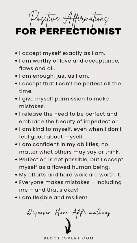 Frustration Affirmations, Mirror Positive Affirmations, Embracing Imperfections Quotes, Cool Affirmations, Abandonment Issues Affirmations, Perfect Life Affirmations, Perfectionist Affirmations, Self Acceptance Affirmations, Shame Affirmations