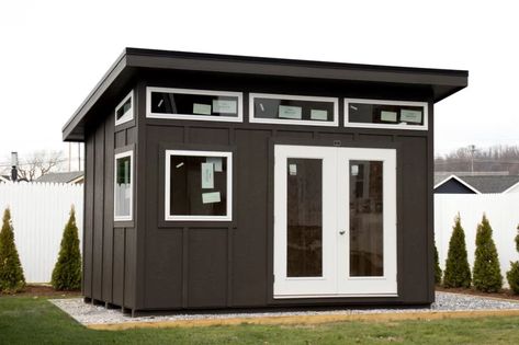 Window Modern, Shed Studio, Prefab Sheds, Backyard Upgrades, Pool Shed, Shed Office, Roof Pitch, Custom Sheds, Modern Shed