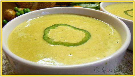 Photo Sharing and Video Hosting at Photobucket Green Bell Pepper Soup, Capsicum Soup, Soup Recipes Vegetable, Green Pepper Soup, Spicy Indian Curry, Quick Indian Recipes, Bell Pepper Soup, Soup Recipes Easy, Green Capsicum