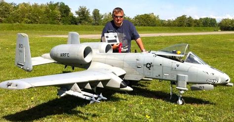 $10,000 RC Plane Looks Absurdly Real Rc Jet Planes, Wiking Autos, Remote Control Planes, A10 Warthog, Kombi Pick Up, Radio Controlled Aircraft, Expensive Toys, Remote Control Boats, Rc Model Airplanes