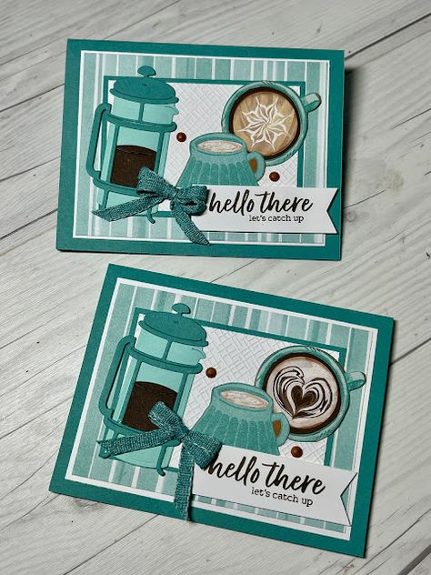 Stampin Up Latte Love Bundle, Su Latte Love, Su Latte Love Cards, Stampin Up Latte Love Cards, Stampin Up Latte Love, Latte Love Stampin Up Cards, Coffee Themed Cards, Friends Card, Handmade Cards Diy