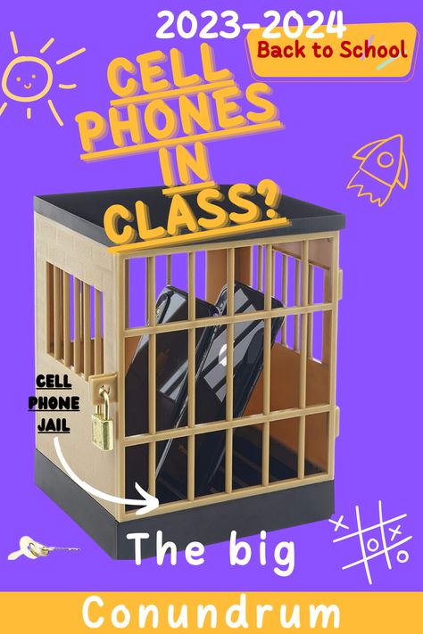 Should you allow students to use cell phones in class... Check out my blog on the subject https://whendoesshesleep.com/blogs/news/cell-phones-in-the-classroom-the-big-conundrum Phone Jail Classroom, Phone Prison, Cell Phone Jail, Phone Jail, Phone Lock Box, Classroom Family, Gold Mobile, Get Off Your Phone, Tech Education