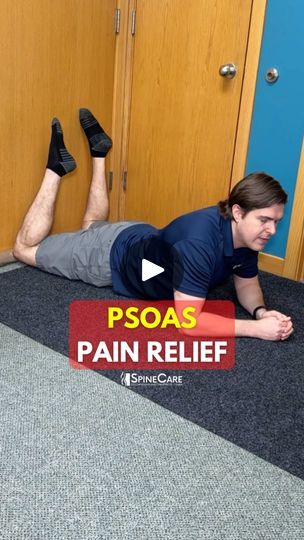 Psoas Muscle Pain, Michael Rowe, Psoas Stretch, Psoas Release, Muscle Stretches, Hip Flexor Stretch, Posture Exercises, Psoas Muscle, Hip Flexors