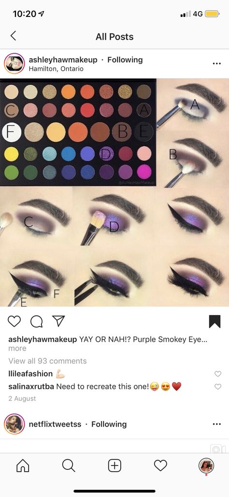 James Charles Palette Looks Purple, Eyeshadow Diagram, James Charles Palette Looks, Jaclyn Hill Makeup, James Charles Palette, Full Makeup Tutorial, Makeup Morphe, Glitter Makeup Looks, Best Makeup Tutorials