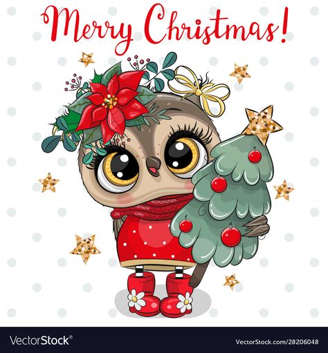 Owl Christmas Tree, Owl Png, Clothing Iron, Cartoon Owl, Illustration Noel, Owl Cartoon, With Christmas Tree, Christmas Owls, Christmas Illustration