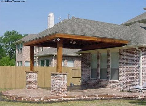 Recommendation for Patio Cover | TexAgs Patio Roof Covers, Patio Chico, Patio Addition, Covered Patio Design, Outdoor Covered Patio, Pergola Attached To House, House Yard, Apartment Patio, Backyard Pergola