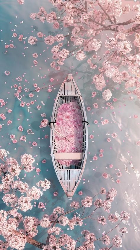 Cherry Blooms, Aesthetic Motivation, Boat Wallpaper, Iphone Wallpaper Hd Nature, Lovely Flowers Wallpaper, Character Wallpaper, Motivation Success, Pretty Wallpapers Backgrounds, Birds Eye View