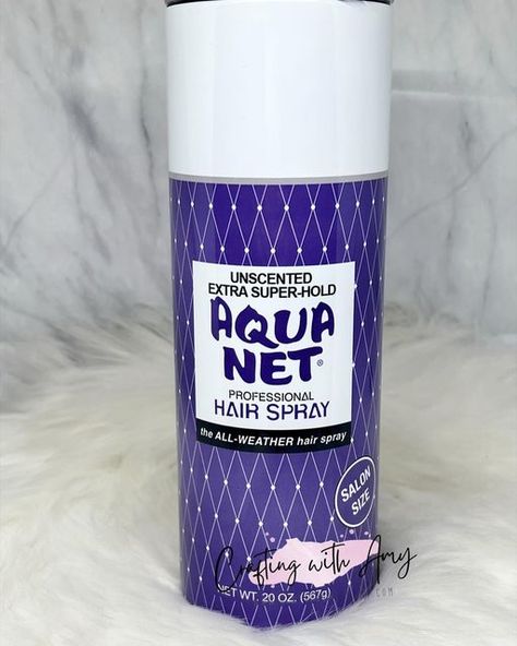 Crafting With Amy on Instagram: "Aqua Net Hairspray #craftingwithamy #hairspray #aquanet #80s #sublimation #sublimationtumbler #aquanethairspray #aquanettumbler #sublimationtumblers" Aquanet Hairspray, Aqua Net, Aqua Nails, Good Ole, Professional Hairstyles, Custom Tumblers, Color Splash, Stranger Things, Tumbler