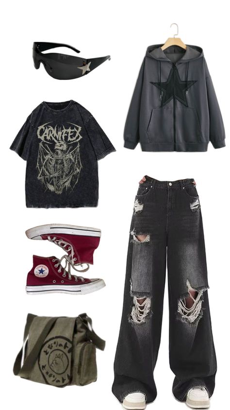 Punk Style Outfits, Looks Pinterest, Cool Outfit, Clothes And Shoes, Cute Everyday Outfits, Edgy Outfits, Dream Clothes, Grunge Fashion