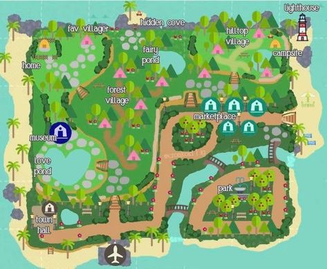 Forest Village, Sixpack Workout, Map Layout, Animal Crossing 3ds, Ac New Leaf, Animal Crossing Guide, Animal Crossing Wild World, Gato Anime, Animal Crossing Qr Codes Clothes