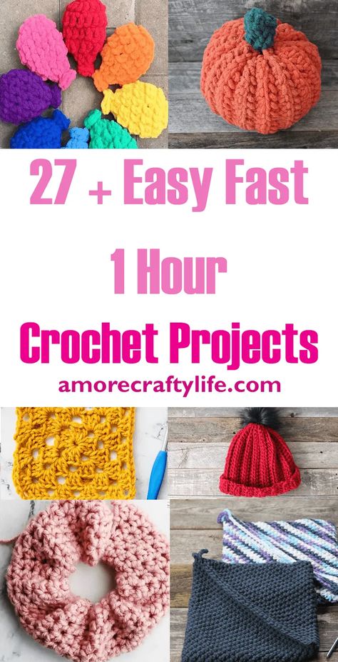 Varigated Crochet Patterns Free, 1 Hour Crochet Projects, Crochet Projects To Sell, Quick Crochet Gifts, Chunky Yarn Crochet, Katt Grejer, Easy Beginner Crochet Patterns, Crochet Project Free, Crochet Washcloth Pattern