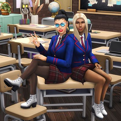 Private School CC Pack - Screenshots - The Sims 4 Build / Buy - CurseForge Private School Sims 4, Academy Uniforms, Dreamy Nursery, Edit Inspiration, Private Schools, Best Sims, Sims 4 Build, School Pictures, Picture Day