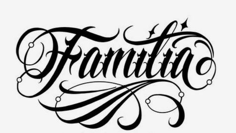 Família tatto Best Free Script Fonts, Tattoo Lettering Design, Chicano Lettering, Family Tattoo Designs, Tattoo Lettering Styles, Fonts Script, Text Tattoo, Tattoo Lettering Fonts, Tattoo Stencil Outline