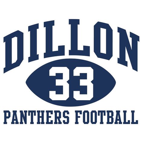 Dillon Panthers Football #33 Dillon Panthers, Panthers Shirt, Tim Riggins, Panthers Football, Friday Night Lights, Ask Yourself, My Design, Vintage Logo, Preston