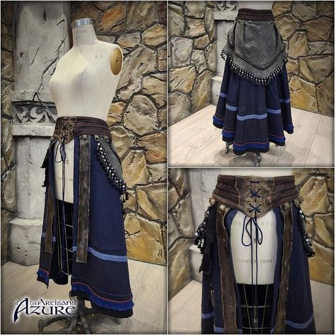 Ren Fair Wizard, Luxury Medieval Cosplay Costume For Larp, Androgynous Ren Faire Outfit, Wizardcore Fashion, Ren Faire Leather Armor, Belegarth Garb, Wizard Outfit, Wizard Fashion, Armor Clothing