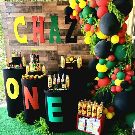 Rasta Birthday Party, Jamaican Theme Party Ideas, Jamaican Party, Reggae Party, Boys 1st Birthday Party Ideas, First Birthday Party Themes, First Birthday Themes, Sweetest Thing, Birthday Planning