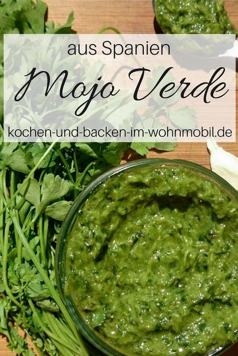 Spice up your RV culinary adventures with this vibrant Mojo Verde recipe, a zesty green sauce hailing from the Canary Islands. Perfect for adding a burst of flavor to your cooking and baking on the road, this versatile sauce combines fresh herbs, garlic, and a hint of spice. Whether you're grilling, roasting, or whipping up a quick snack, Mojo Verde is your go-to for a taste of the islands, no matter where your travels take you. Tent Camping Food, Mojo Verde, Mojo Sauce, Green Sauce Recipe, Rv Cooking, Camping Food List, Camping Hacks Food, Verde Recipe, Green Sauce