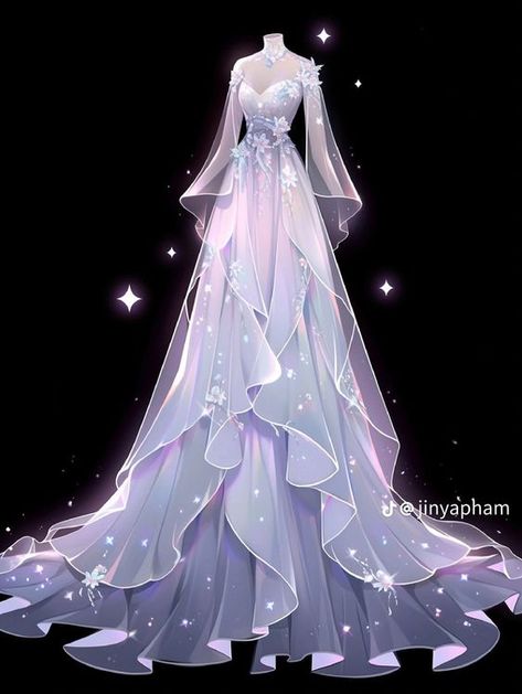 Crush Photos, Gryffindor Slytherin, Dreamy Gowns, Dress Design Drawing, Rose Crystal, Anime Clothing, Fantasy Dresses, Fashion Drawing Dresses, Dress Design Sketches