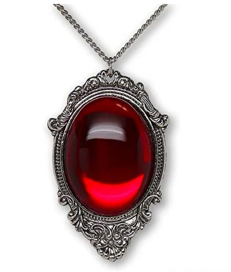 Homestuck Aspects, Wizard Style, Necklace Vampire, Jewellery Photoshoot, Real Outfits, Accessories Board, Red Pendant Necklace, Vampire Jewelry, Vampire Dress