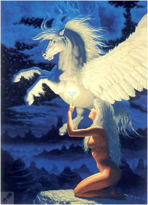 GREG HILDEBRANDT Hildebrandt Art, Brothers Hildebrandt, Greg Hildebrandt, Lion And Unicorn, Iconic Movie Posters, Mysterious Places, Horse Drawings, Fairytale Art, Visionary Art