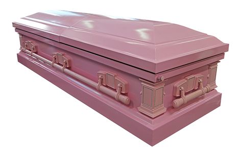 Coffin Bed, Fake Ft Call, Pink Coffin, Wednesdays We Wear Pink, Coffin Box, Exploded View, Diy Wall Painting, Grave Decorations, Pink Stuff