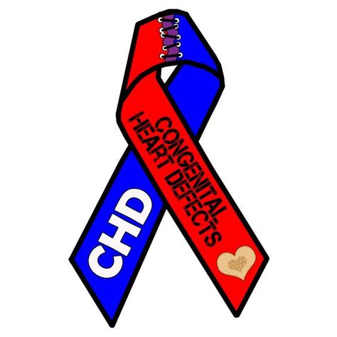 IheartEmilia CHD Awareness Ribbon: Chd Ribbon, Hlhs Awareness, Moyamoya Disease, Chd Babies, Chd Warrior, Congenital Heart Defect Awareness, Atrial Septal Defect, Heart Things, Baby Baker