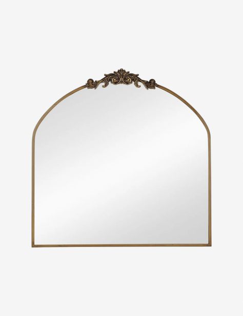 Tulca Ornate Scroll Oversized Wall Mirror Tulca Mirror, Impulse Shopping, Oversized Wall Mirrors, Curved Mirror, House Addition, Mantel Mirrors, Outdoor Dinnerware, Hallway Console, Frame Making