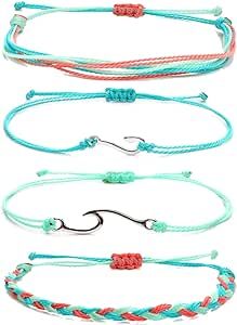 choice of all Bracelets for Teen girls Boho Surfer Bracelets Friendship Bracelets for Women Surf Wave String Bracelet Beach Jewelry Gifts for Women Beachy Style, Surfer Bracelets, Beach Bracelets, Surfing Waves, Kids Luggage, String Bracelet, Surfer Girl, Beach Jewelry, Anklets