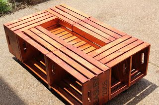 Diy Crate Coffee Table, Wine Crate Coffee Table, Wood Crate Coffee Table, Wooden Crate Coffee Table, Diy Wooden Crate, Crate Coffee Table, Crate Table, Diy Crate, Wine Crate