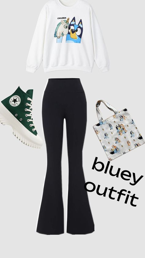 #pinterest #bluey #bingo #outfit #disney #kids Bingo Outfit, Outfit Disney, Bluey Bingo, Disney Kids, Converse All Star, Bingo, All Star, Converse, Stars