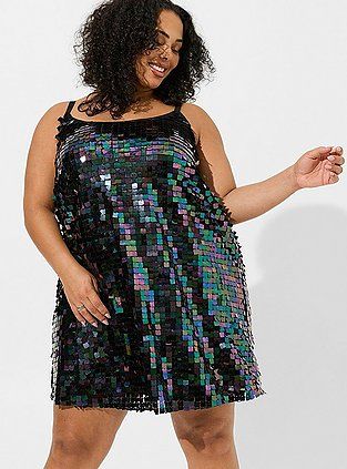 Plus Size Sequin Shift Dress, Sequin Skater Dress, Plus Size Eras Tour Outfit Ideas, Plus Size Eras Tour, Plus Size Eras Tour Outfits, Knit Skater Dress, Midi Skater Dress, Button Front Shirt Dress, Chiffon Wrap