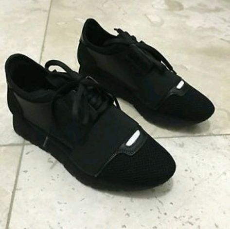 Balenciaga Race Runners | Color: Black | Size: Various Balenciaga Race Runner, Mens Shoes Sneakers, Balenciaga, Black Color, Shoes Sneakers, Man Shop, Boutique, Sneakers, Quick Saves