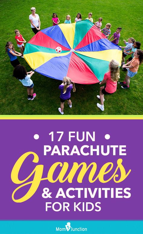 Parachute Games For Kids, Parents With Child, Day Camp Activities, Parachute Games, Field Day Games, Gym Games For Kids, Olympics Activities, Outdoor Activities For Toddlers, Flying Kites